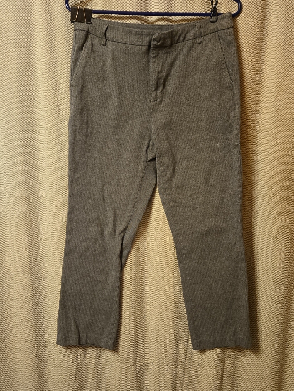 Time and Tru Gray Straight-Leg Pants